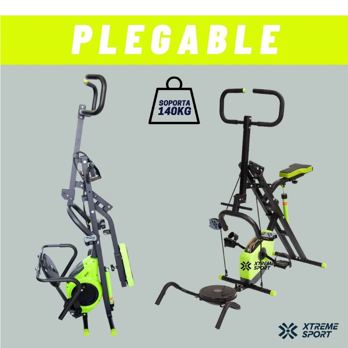 UNIVERSAL - Máquina Abdominal Total 5 en 1