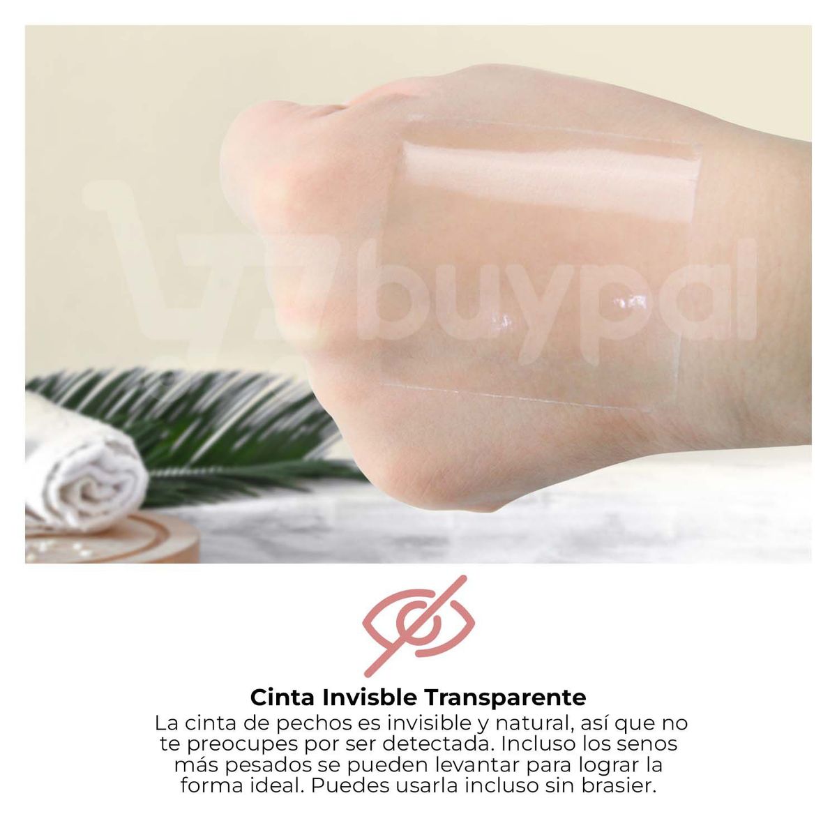 BUYPAL - Cinta Adhesiva Transparente Levanta Busto Senos Boob Tape