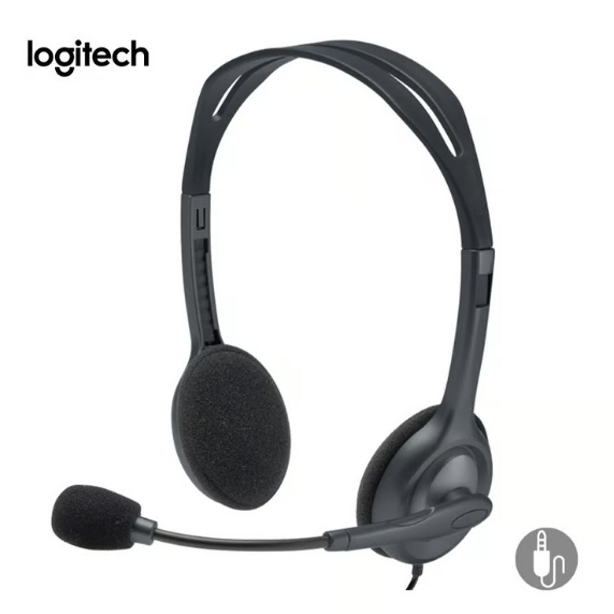 LOGITECH - AUDIFONO LOGITECH CON MICROFONO PARA LAPTOP H111 JACK 3.5