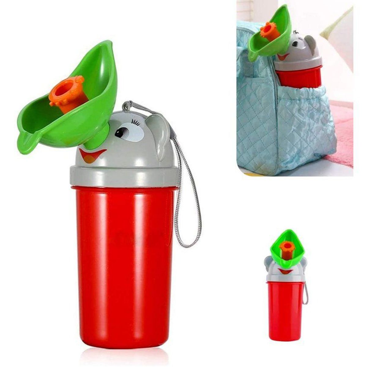 GENERICO - Urinario vaso portátil para niños para viajes - niña