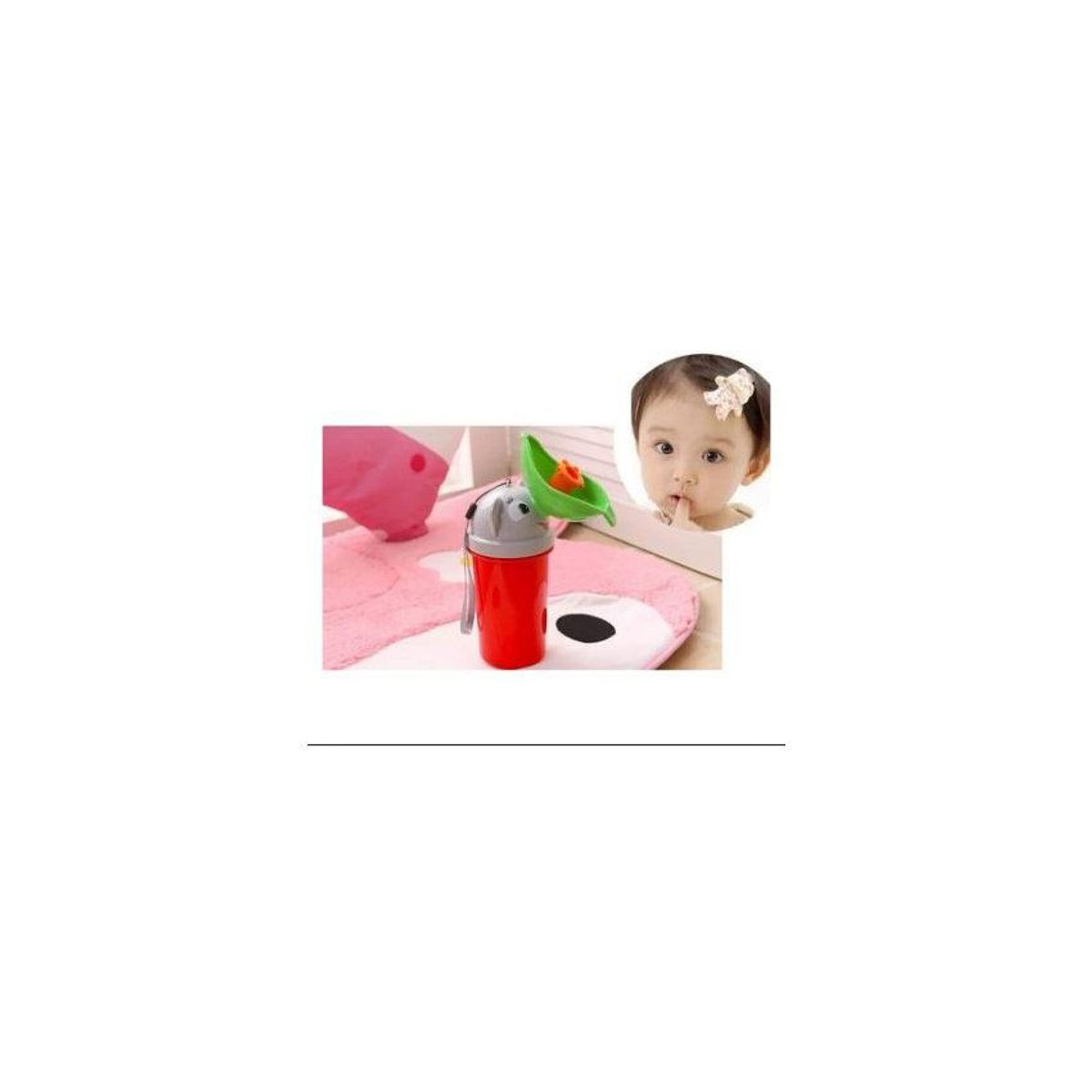 GENERICO - Urinario vaso portátil para niños para viajes - niña