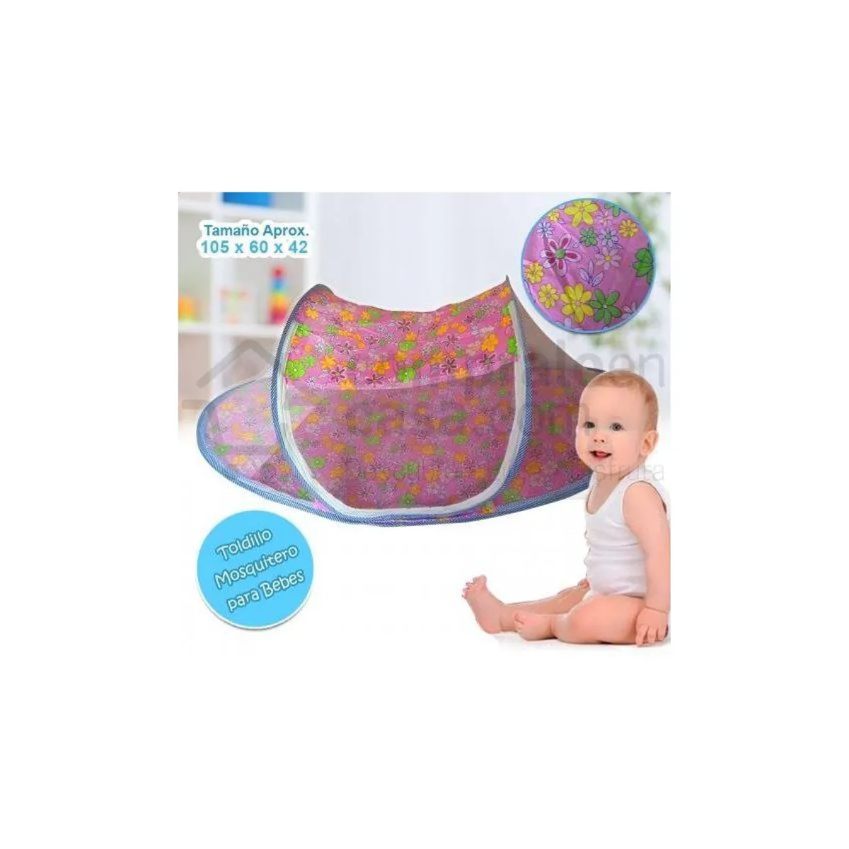 GENERICO - Cuna mosquetero portatil bebe-playa