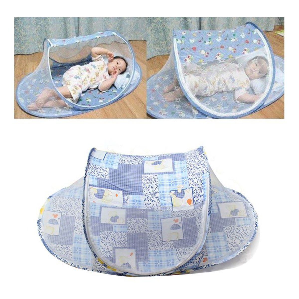 GENERICO - Cuna mosquetero portatil bebe-playa