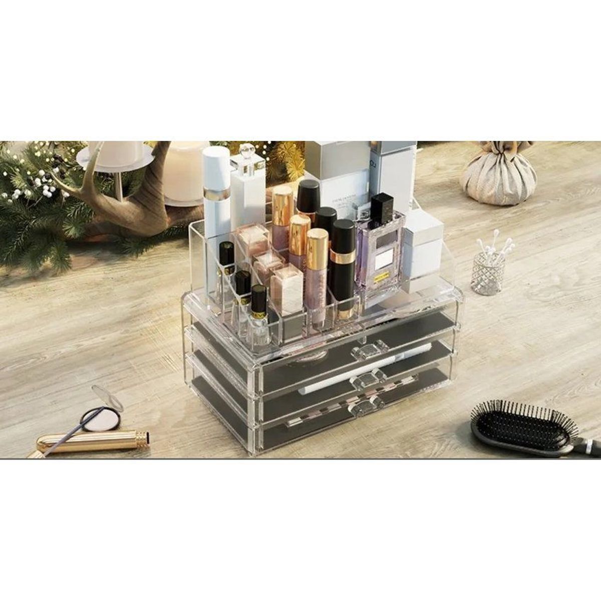 GENERICO - Organizador de maquillaje en acrilico 100 calidad