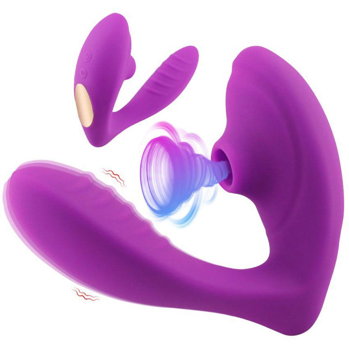 OEM - Vibrador succionador dildo punto g recargable Multicolor