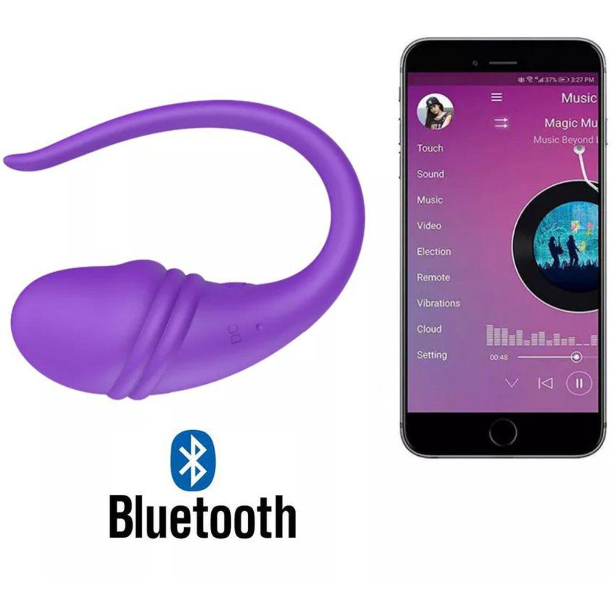 OEM - Consolador bluetooth remoto vibrador smart sexual mujeres