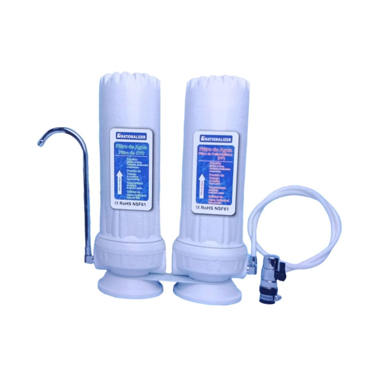 NATIONALIZER - Filtro de agua purificador pw-201 nationalizer