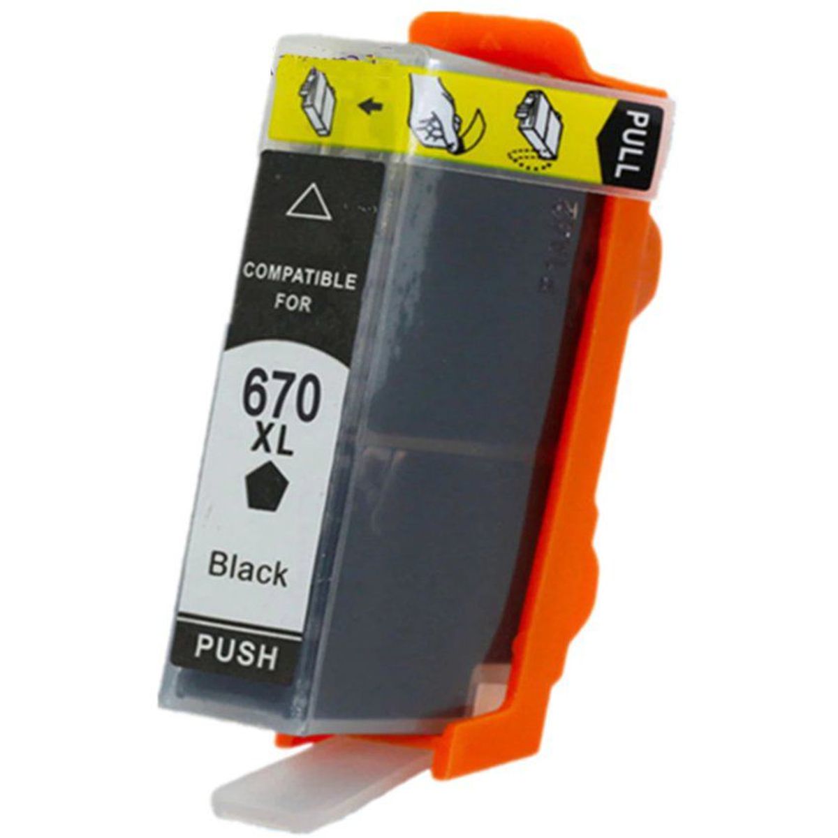 GENERICO - Cartucho hp 670 670xl compatible hp 3525 4615 4620 4625 5525 6526