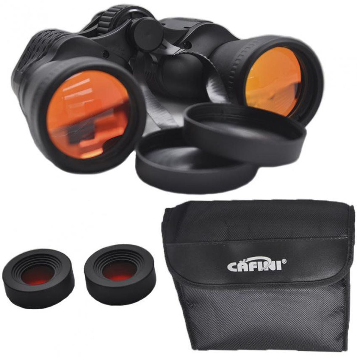 CAFINI - Binocular Profesional Largo Alcance 50x50 Cafini - Caza Pesca