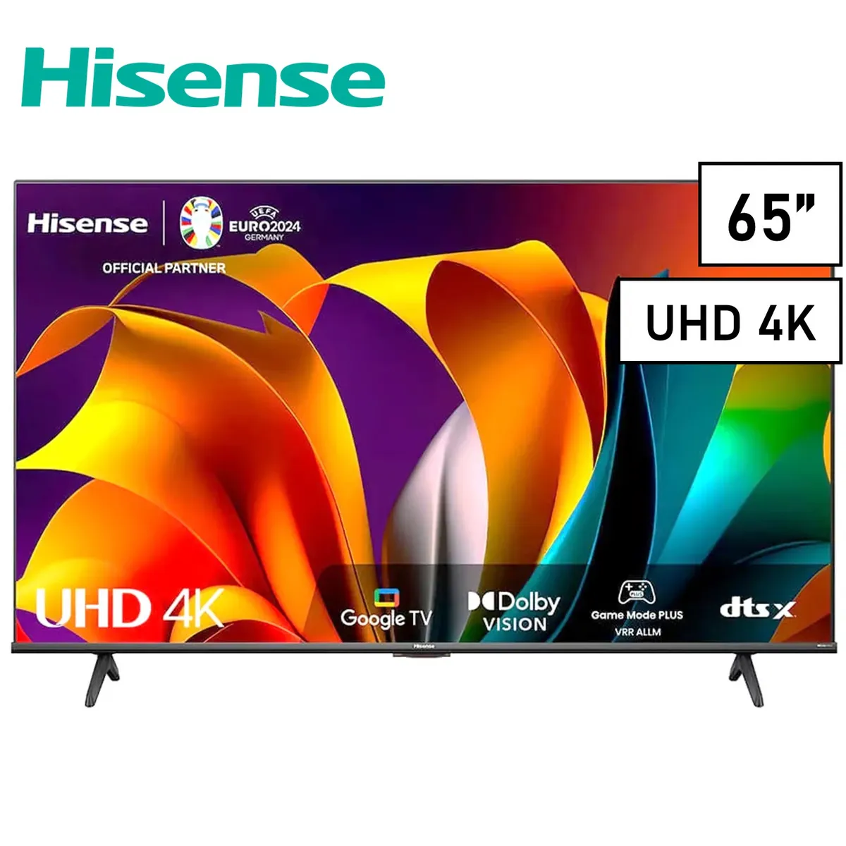 HISENSE - Televisor Hisense 65” Ultra HD 4K Smart TV Google TV 65A6NA con Alexa