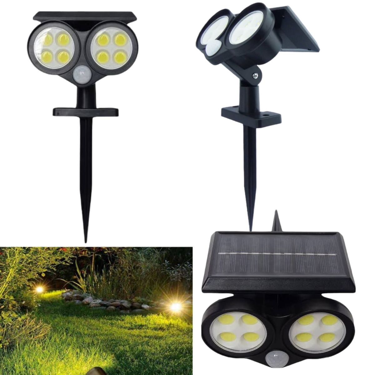 OEM - Reflector Solar con Sensor de Movimiento Luces de Césped