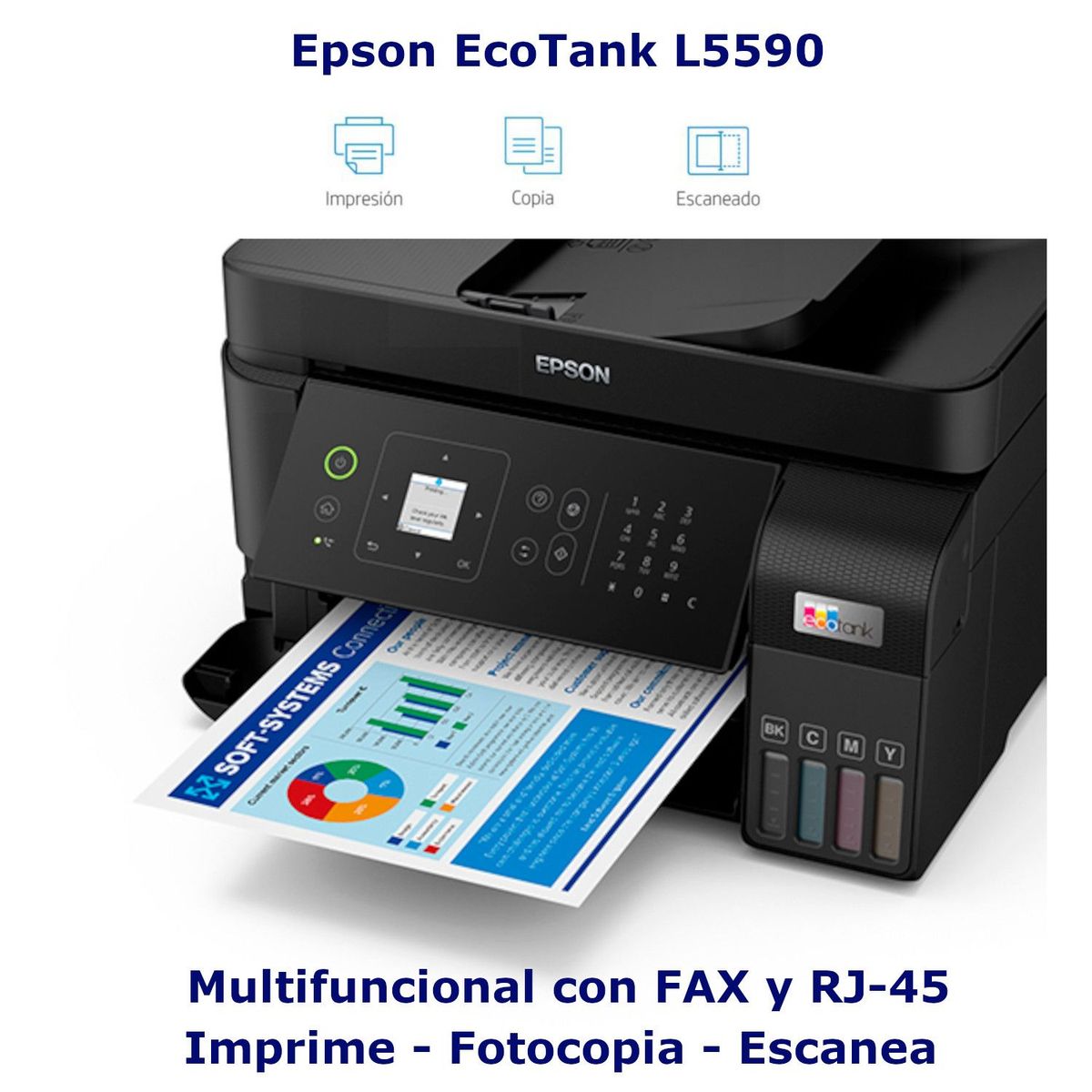 EPSON - Impresora L5590 Multifuncional WiFi