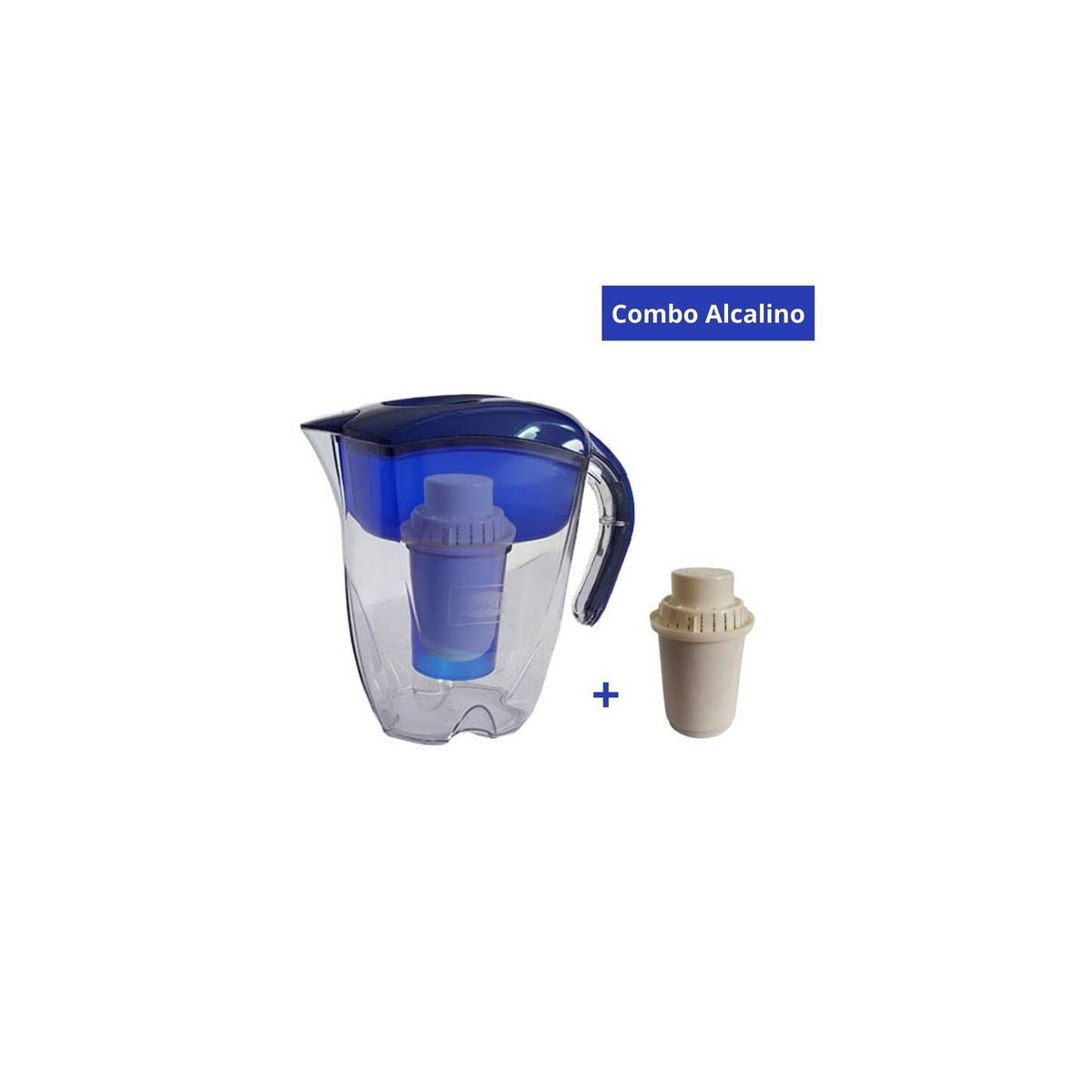 WATERLIFE - Jarra alcalina azul 3.5 litros + filtro