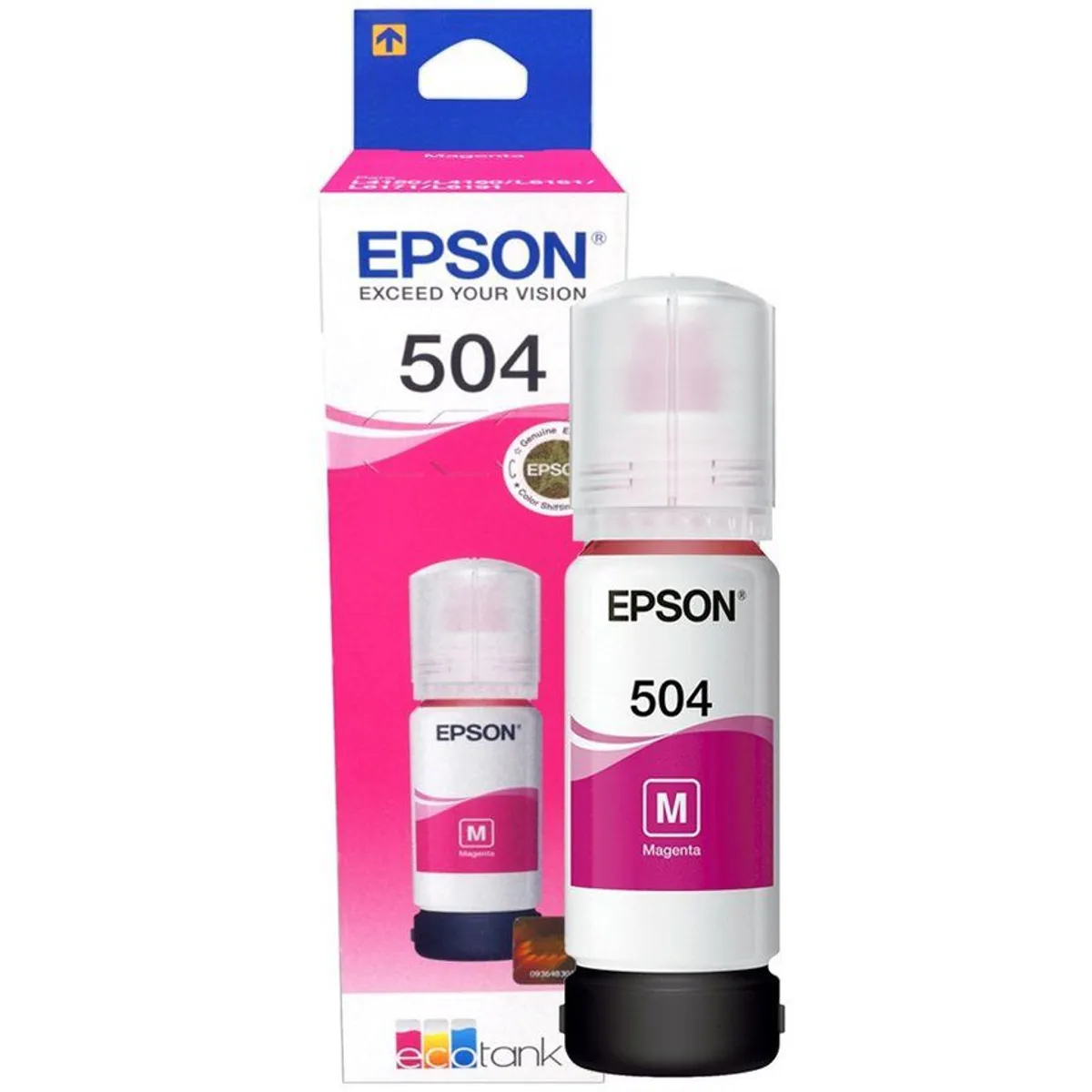 EPSON - Botella tinta epson t504 t504320 504 rojo magenta serie l