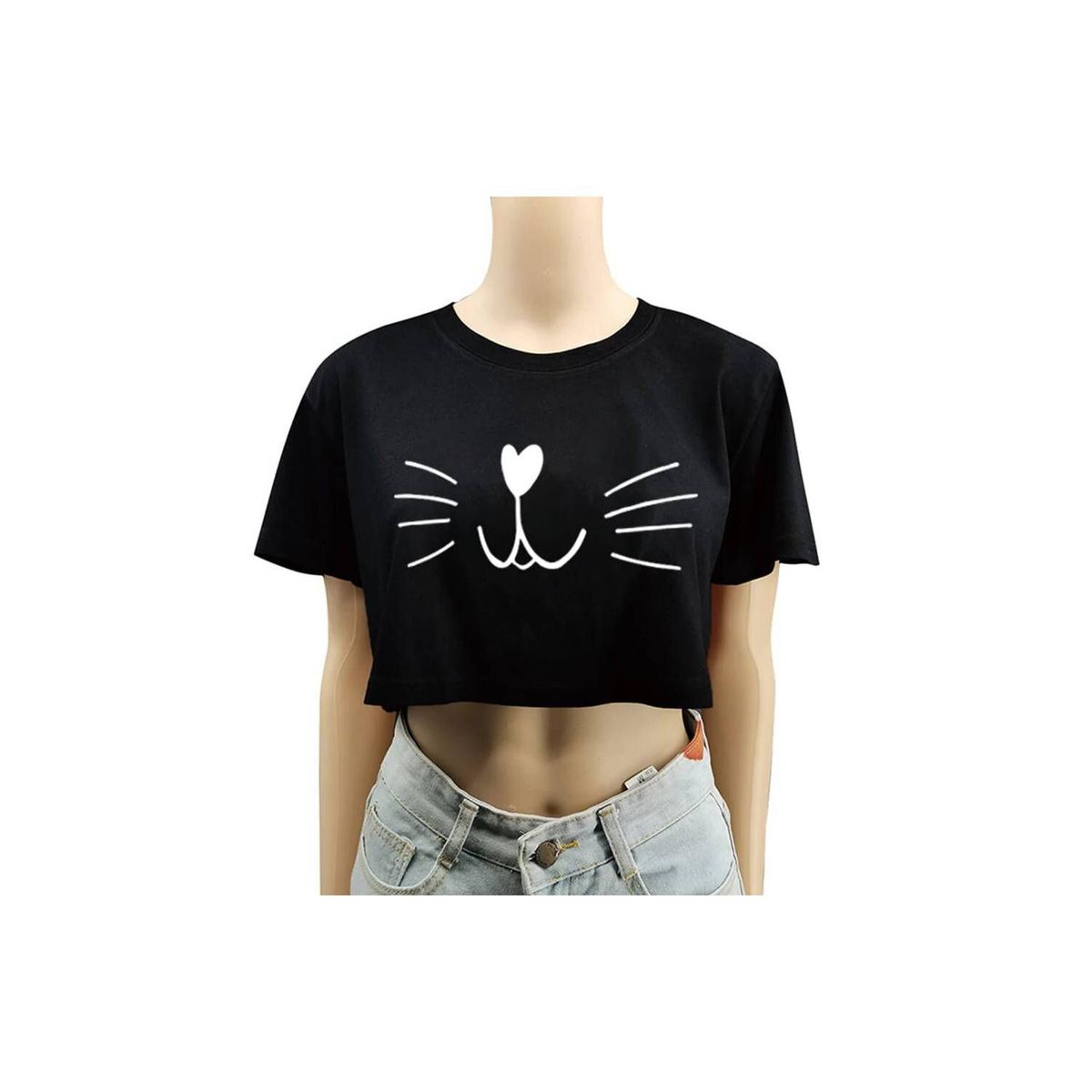 PEACE AND LOVE - Crop top  mujer PEACE AND LOVE