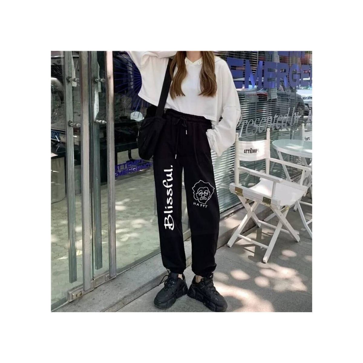 PEACE AND LOVE - Jogger Mujer Peace And Love