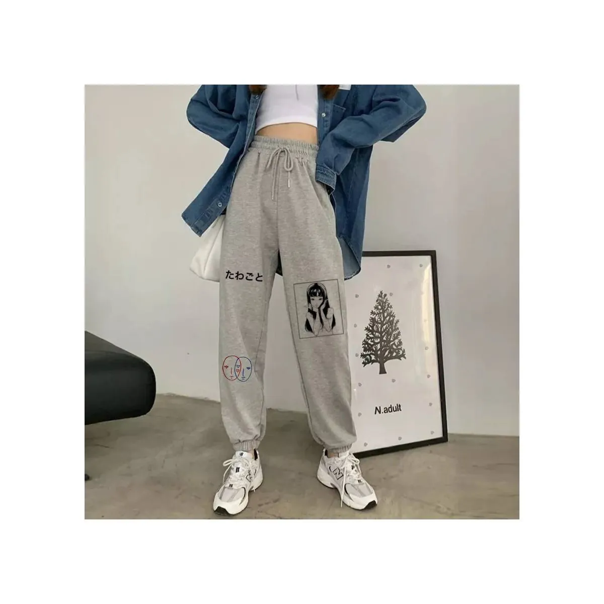 PEACE AND LOVE - Jogger Mujer Peace And Love