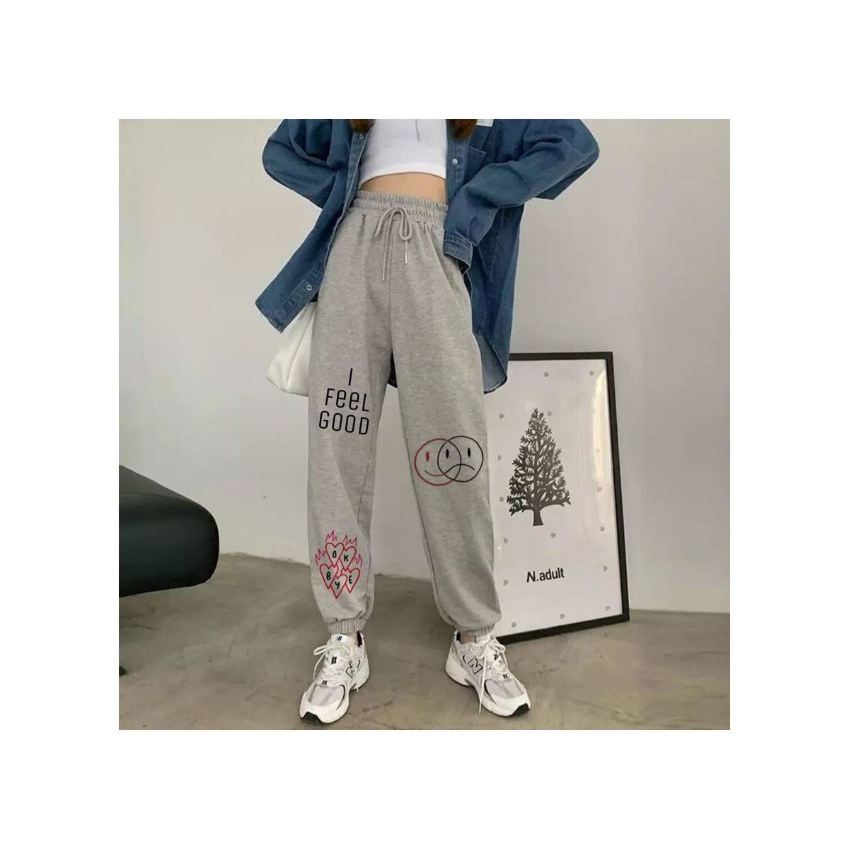 PEACE AND LOVE - Jogger Mujer Peace And Love