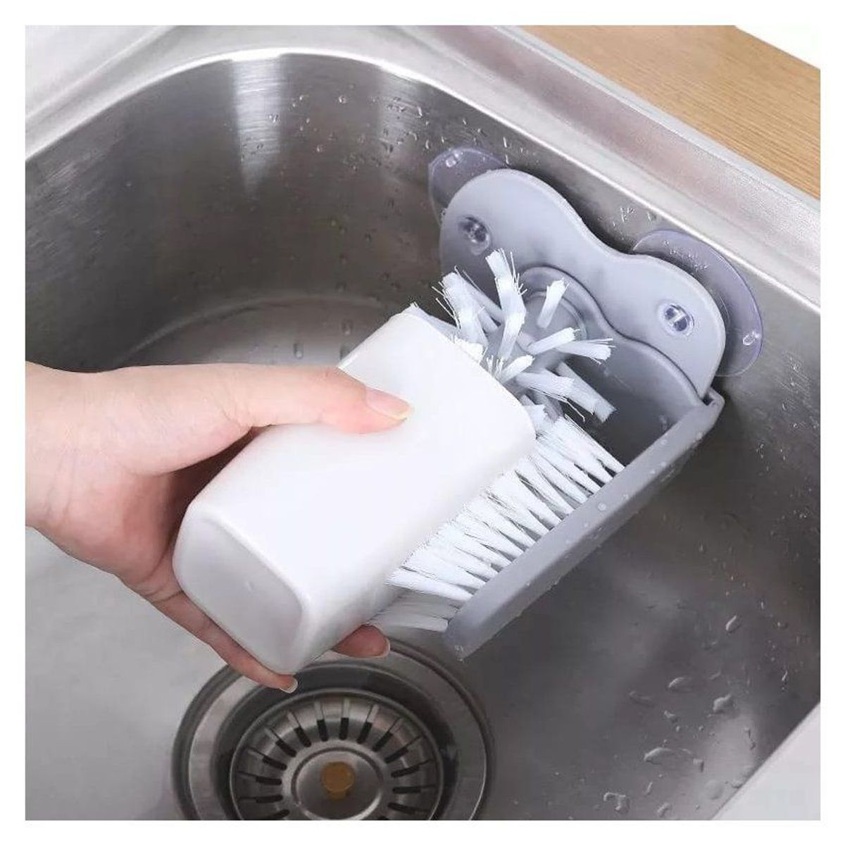 GENERICO - Cepillo para lavar vasos copas