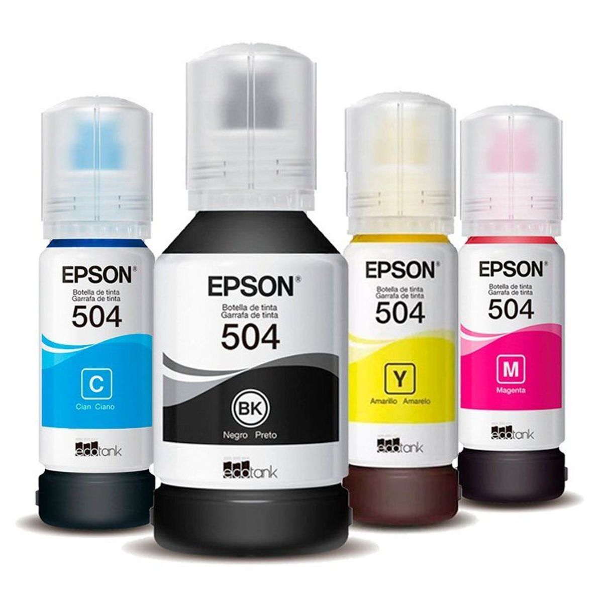 EPSON - Tinta epson 504 colores y negro l4160 l4260 l6171 l6191 l6270 l4150
