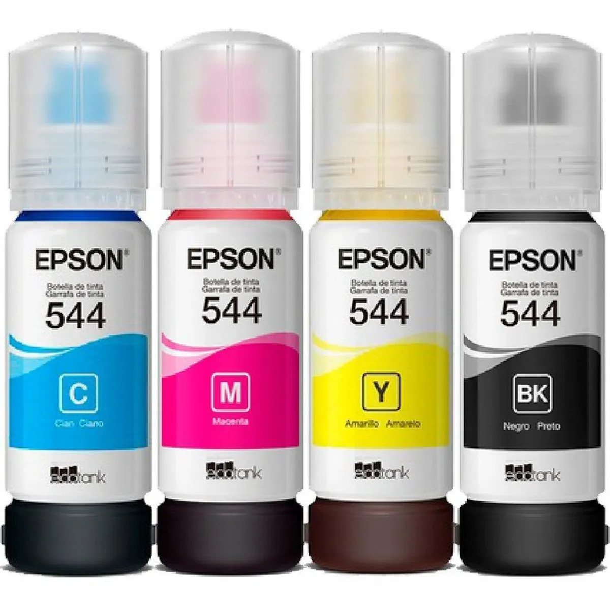 EPSON - Botella tinta epson t544 544 kit x 4 COLORES L1110 L1210 L1250 L3110