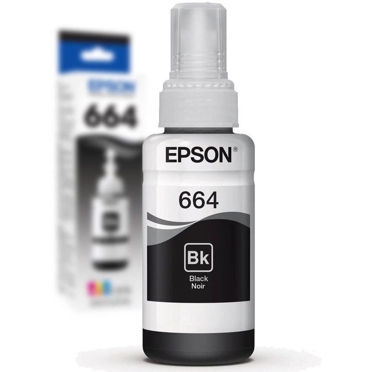 EPSON - Tinta 664 original tinta epson t664 botella tinta negra epson serie l