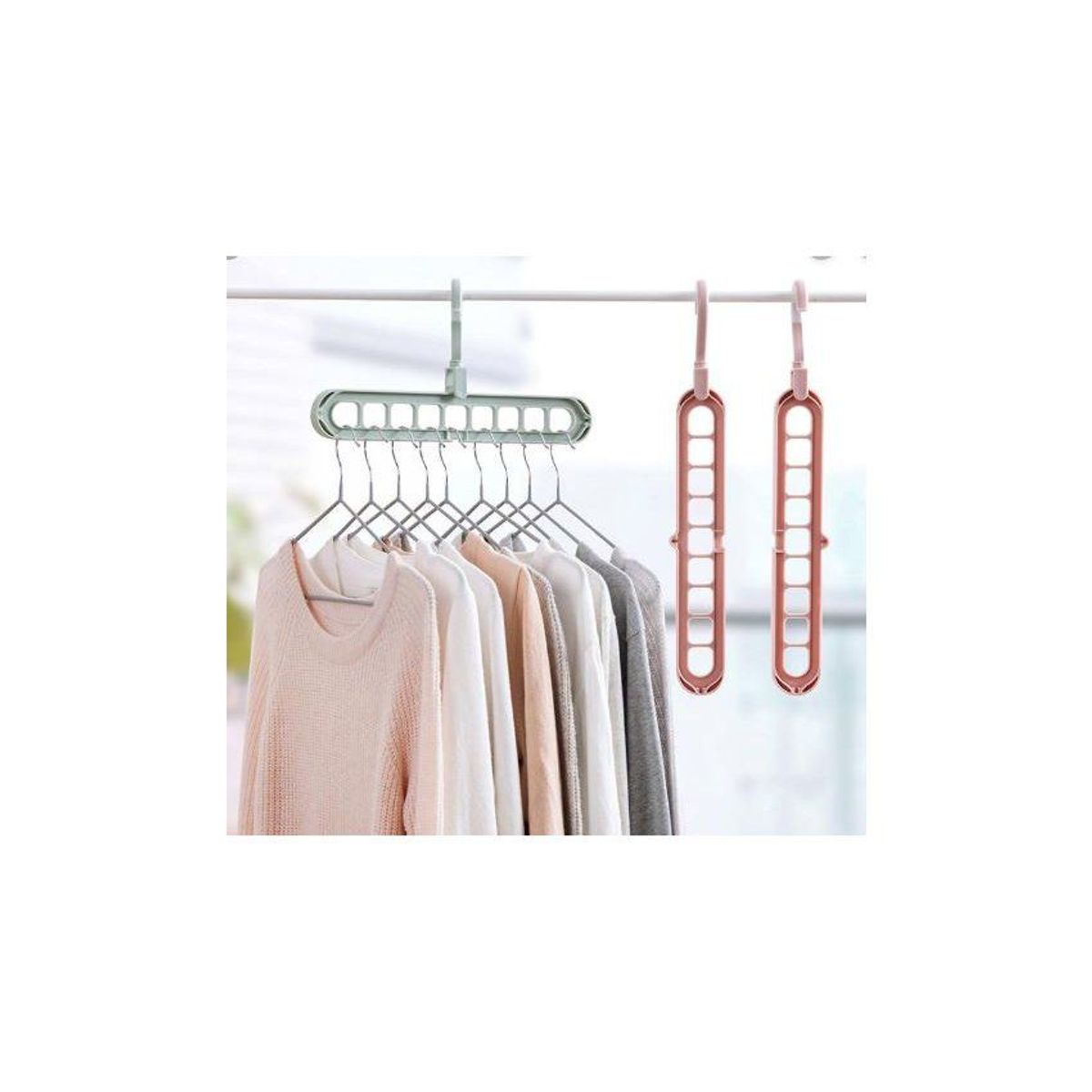 GENERICO - Colgador organizador ropa perchera magic clothes hanger