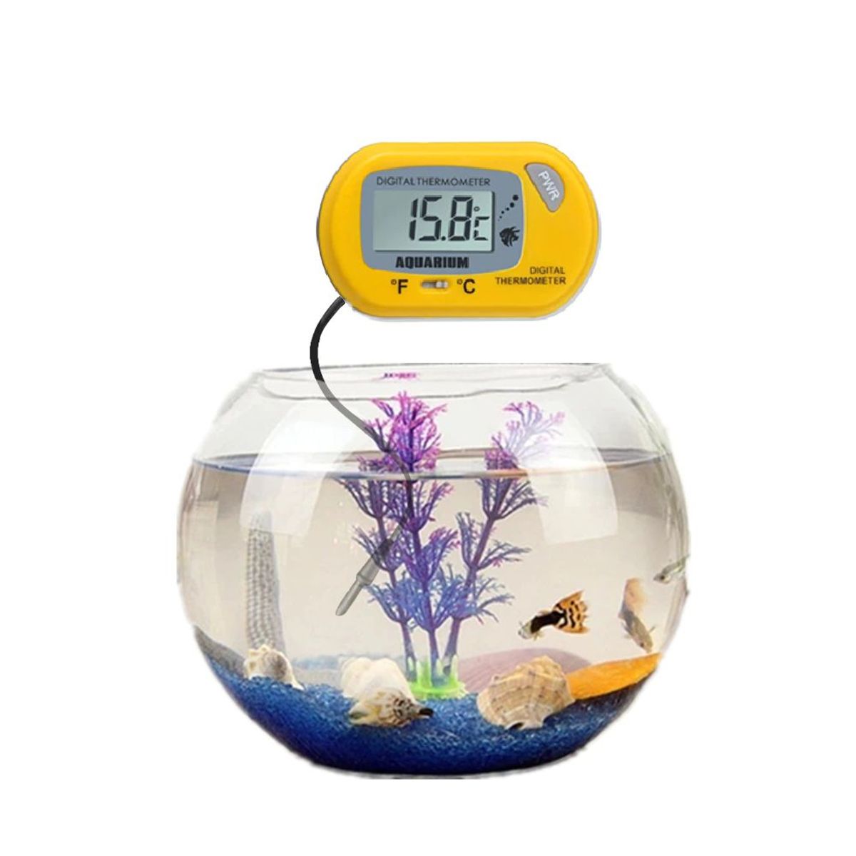 OEM - Termómetro Digital Con Sonda Para Acuarios Peceras Peces