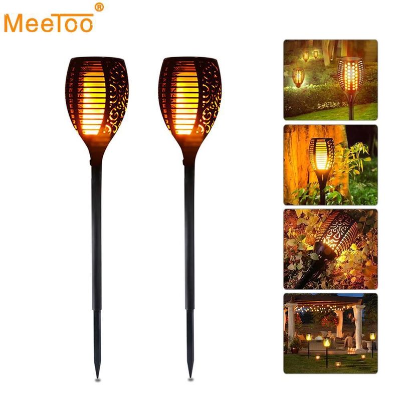 OEM - Reflector Solar Luz Antorcha para Cesped Jardin Vintage