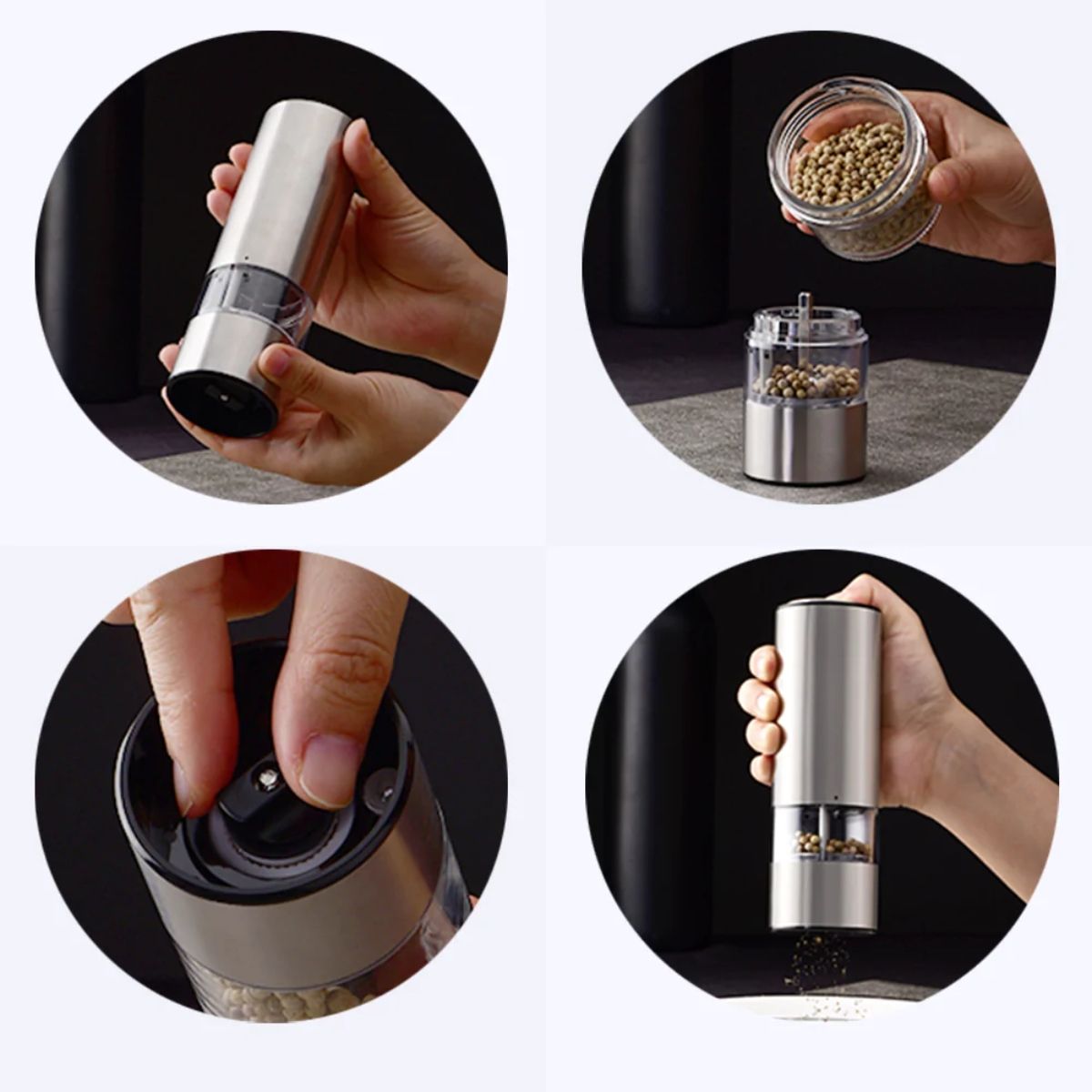 KOTIINI - Moledor especias eléctrico acero Kotiini Premium