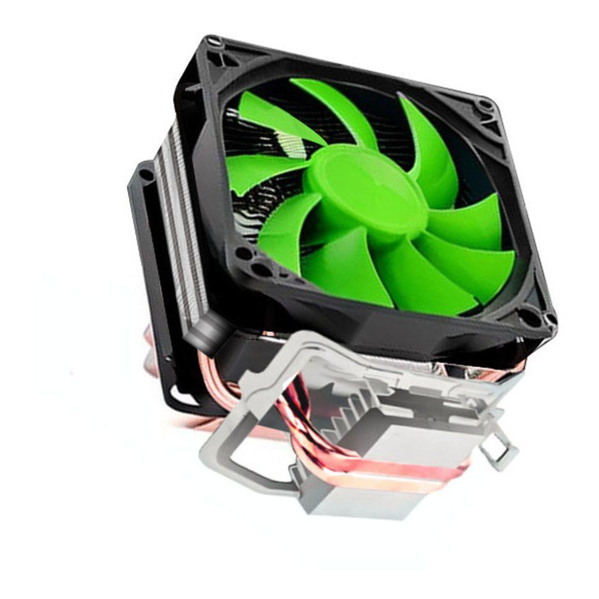 GENERICO - Cooler 2 fans Intel Xeon Lga 775 1155 1156 1366 2011 x79 x99 x58 Amd