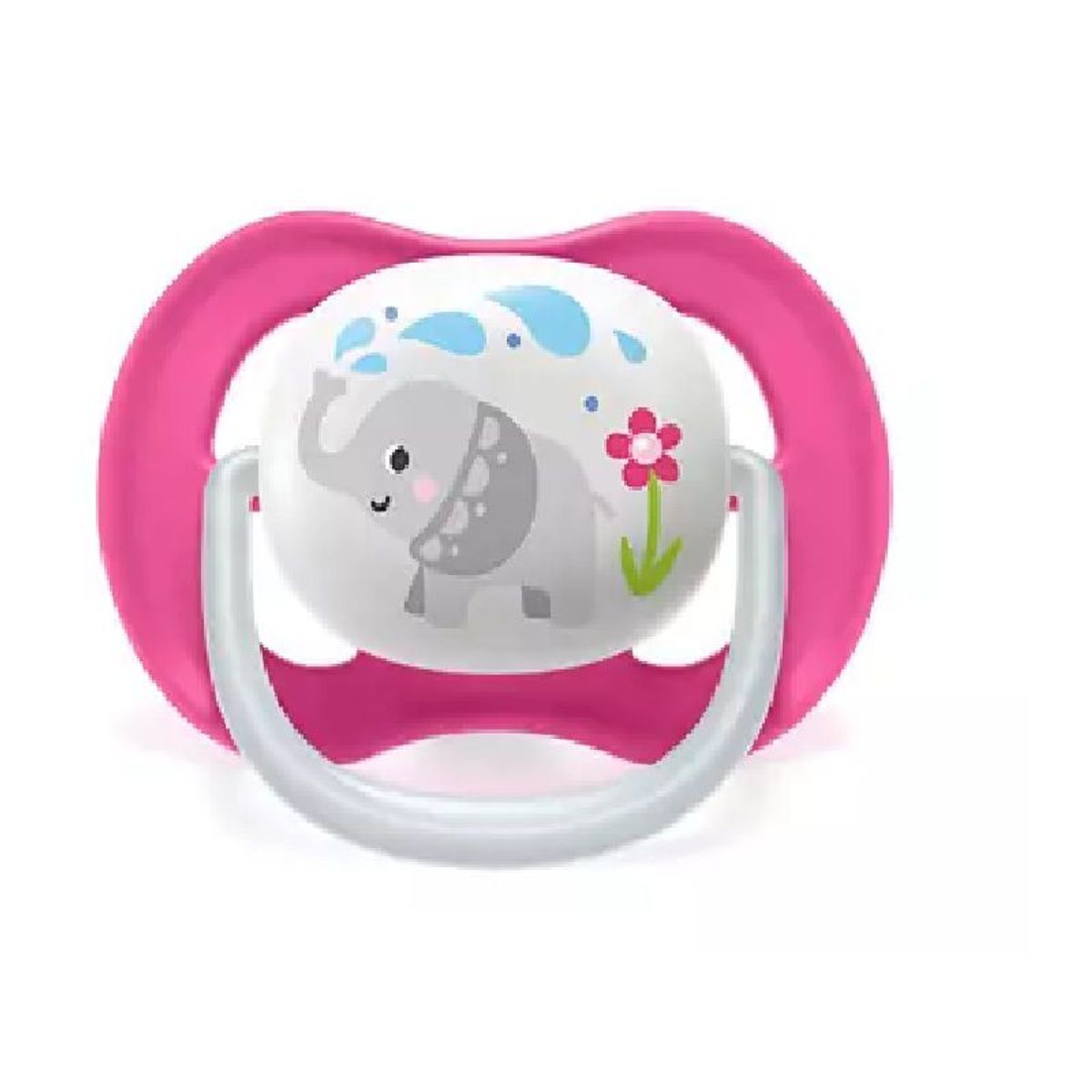 AVENT - Chupon Avent 6 A 18m Ultra Aereado Anatomico Elefante /Niña