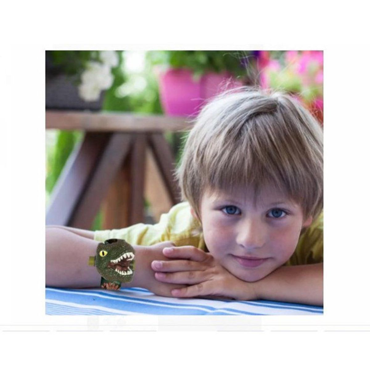 GENERICO - Reloj de proyección de dinosaurio para niños