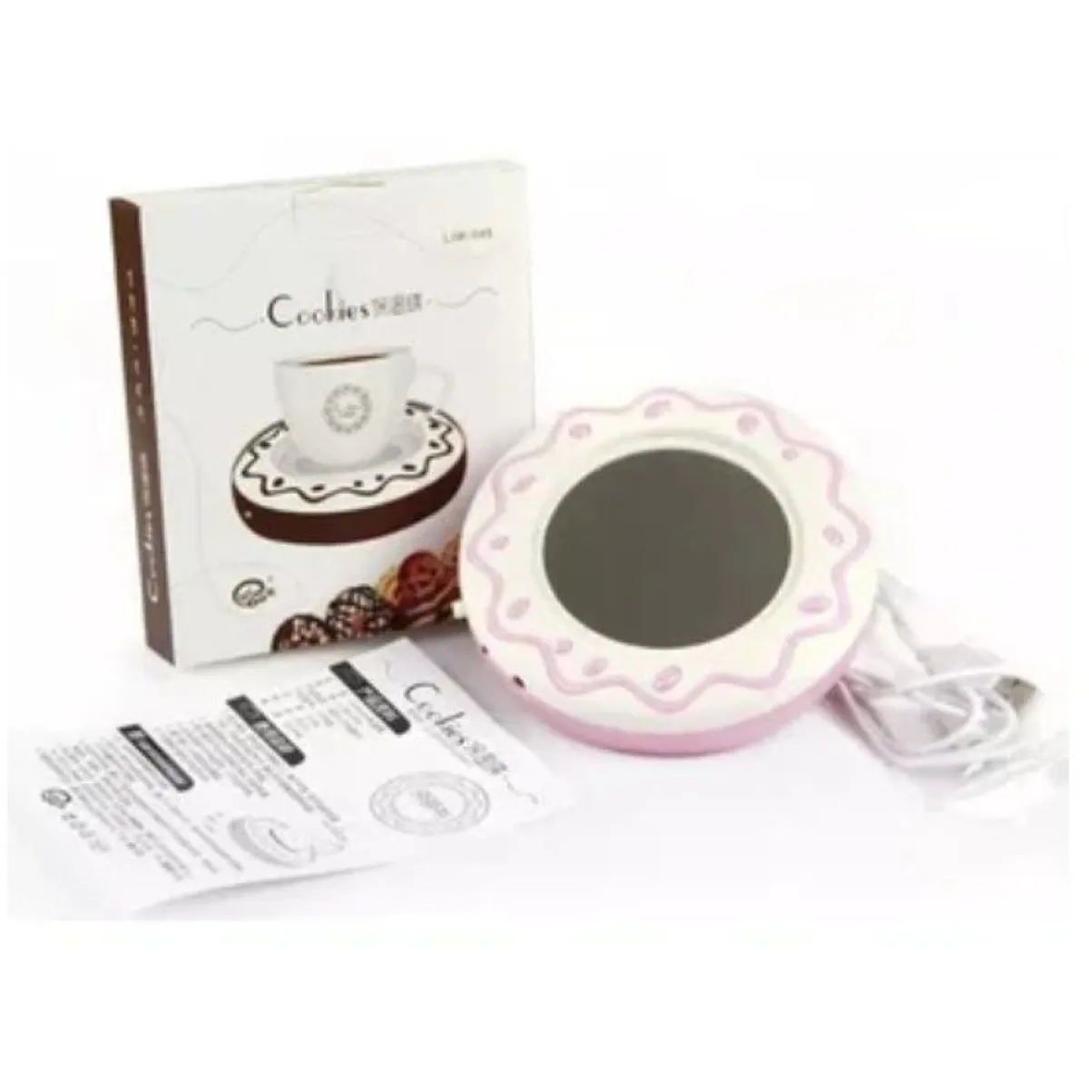 GENERICO - Calentador de taza mug 5v conexion usb donna-rosado