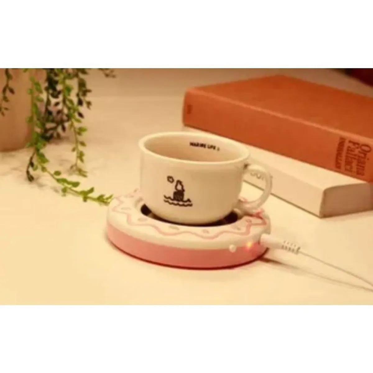 GENERICO - Calentador de taza mug 5v conexion usb donna-rosado