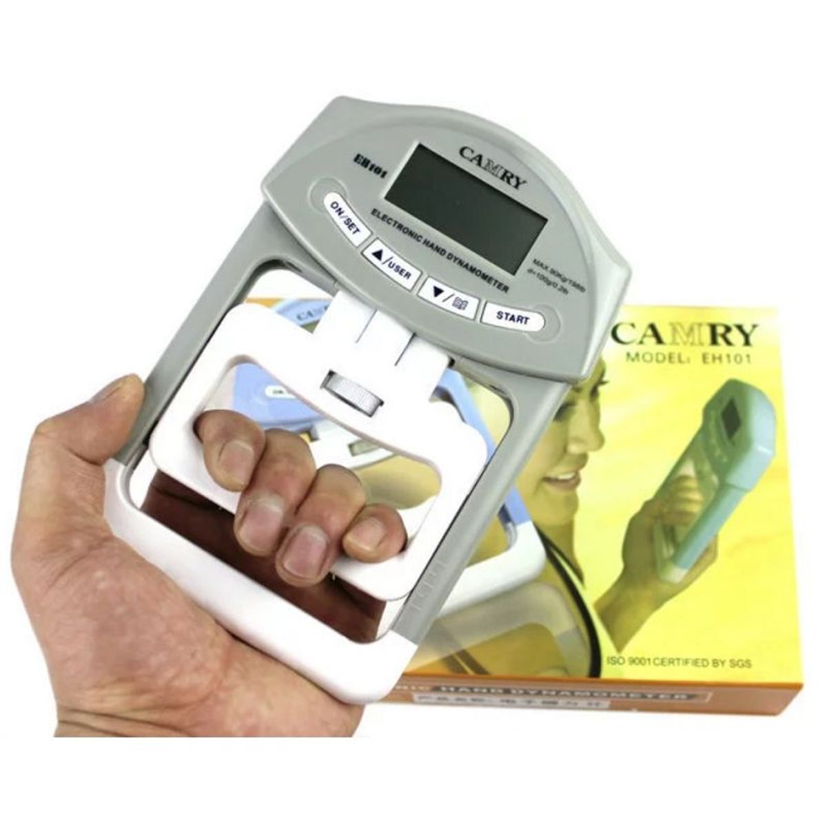 CAMRY - Dinamómetro Digital De Mano para Medición de Fuerza - CAMRY