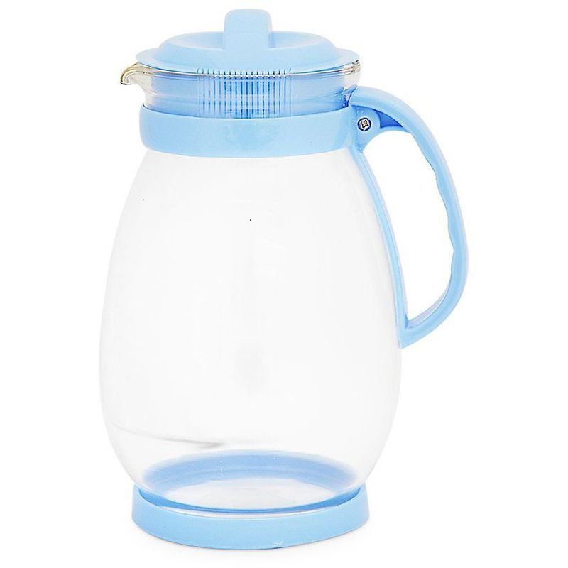 GENERICO - Jarra con tapa agua caliente vidrio 1.8 litros