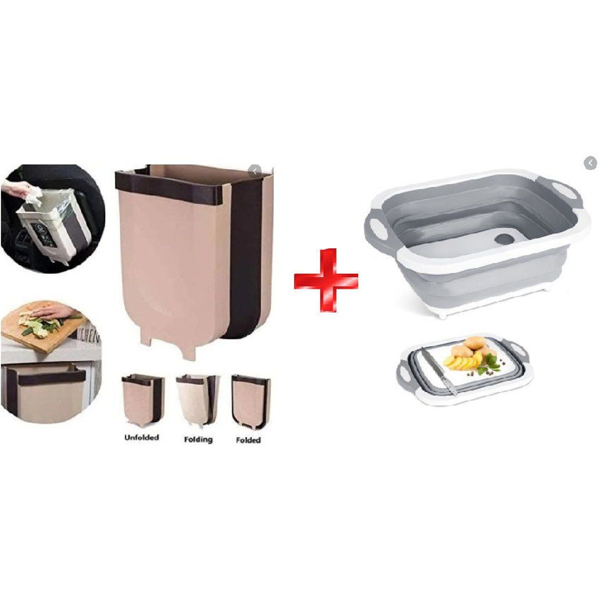 GENERICO - Tacho de basura plegable  mas promcion