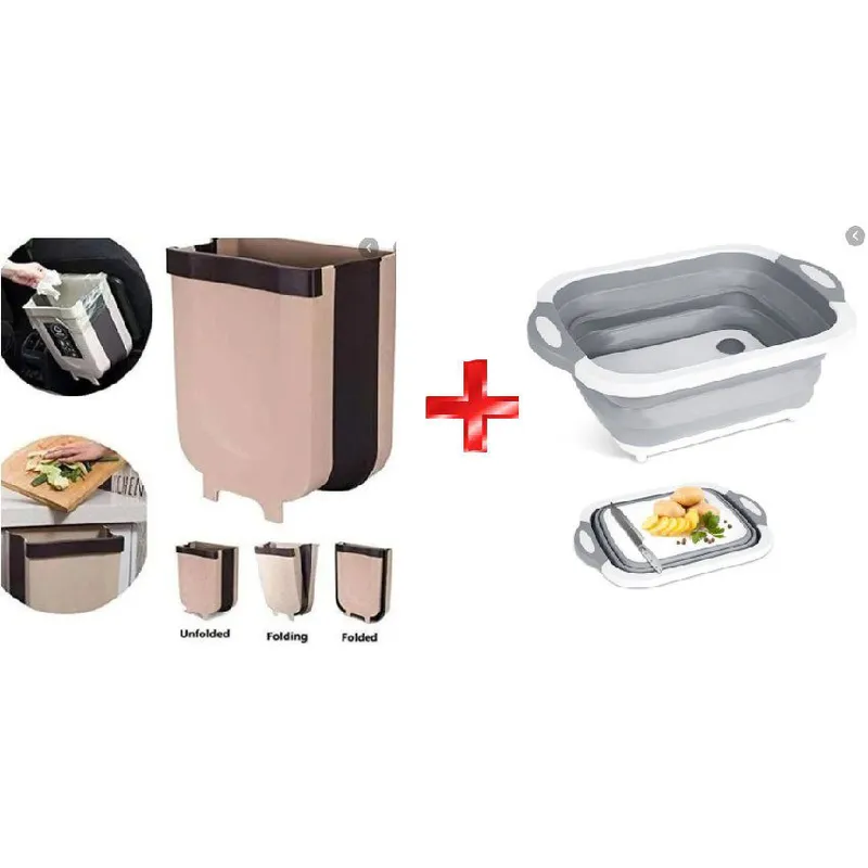 GENERICO - Tacho de basura plegable  mas promcion