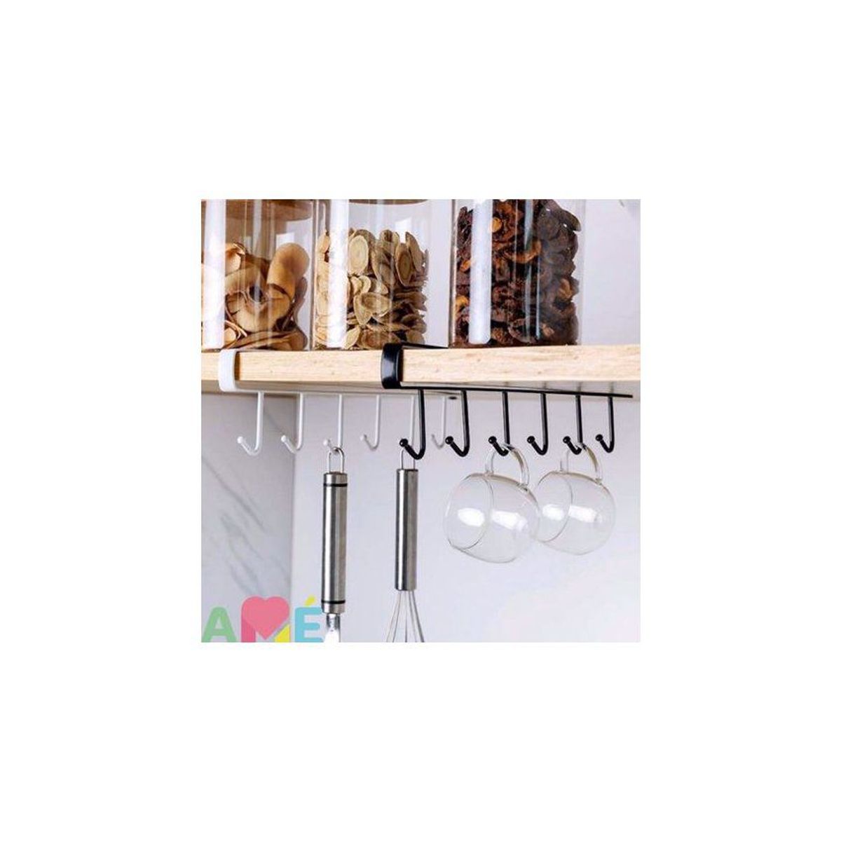 GENERICO - Organizador multiuso de almacenamiento alacena mesa utensilios tazas