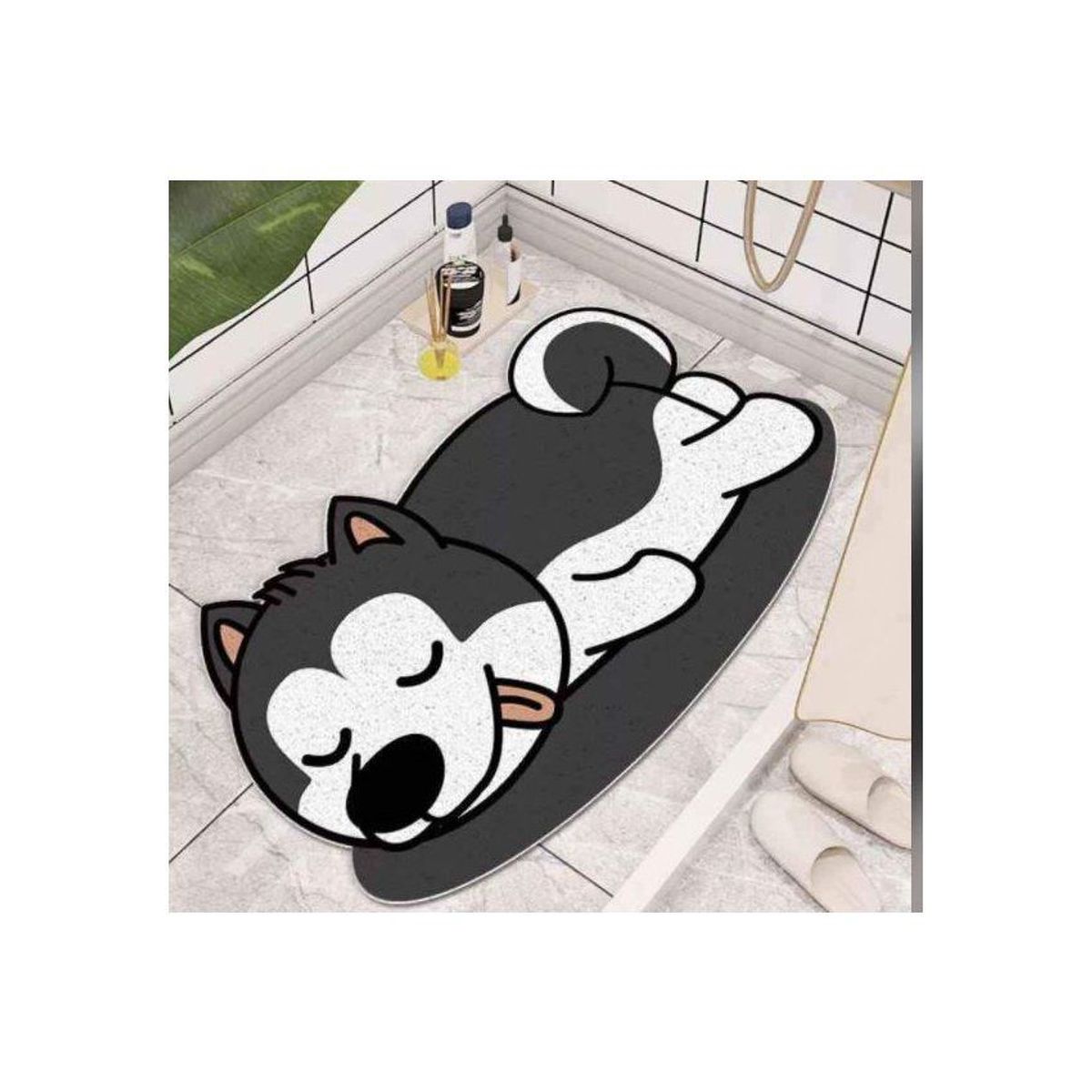 GENERICO - Piso ducha antideslizante secado rapido kawai-gato