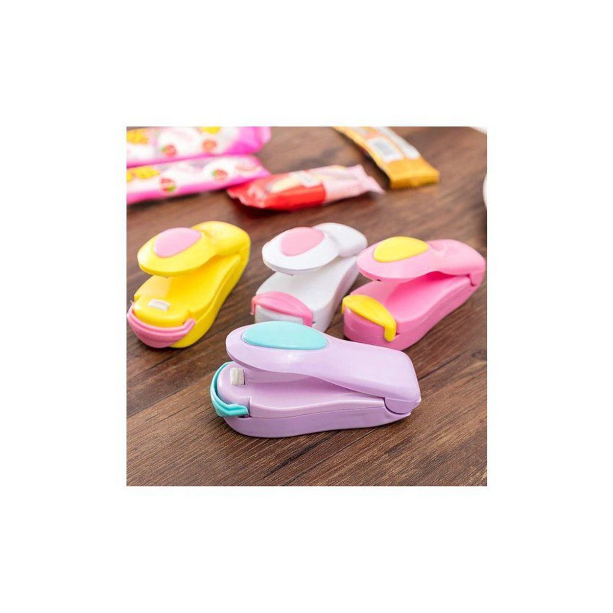 GENERICO - Sellador de bolsa portátil imantada mini máquina - multicolor