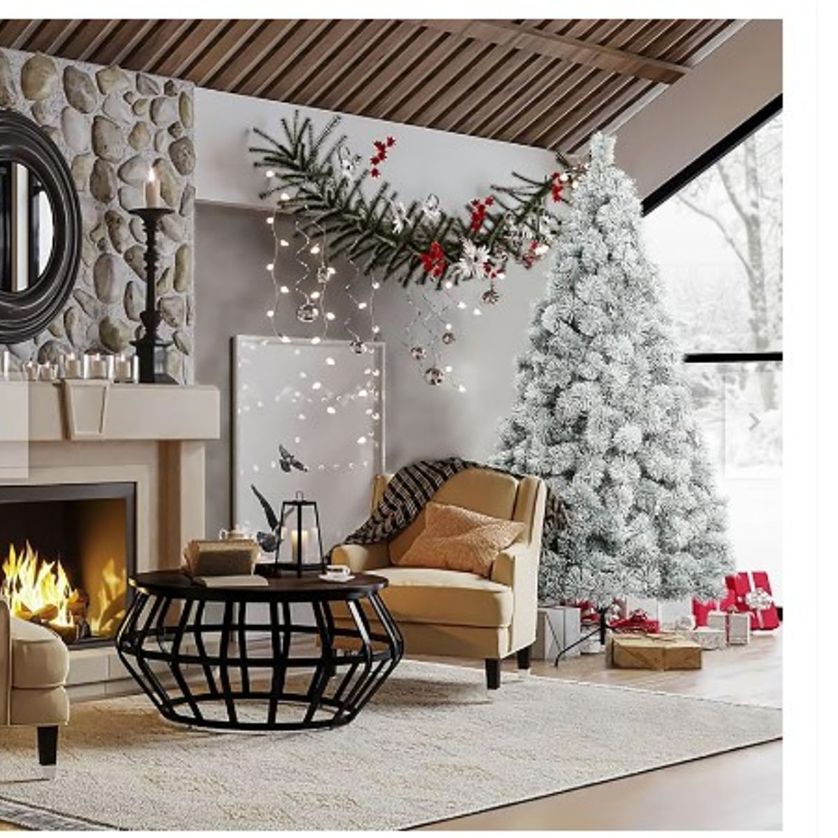 GENERICO - Arbol de nieve para navidad tendencia kawaii