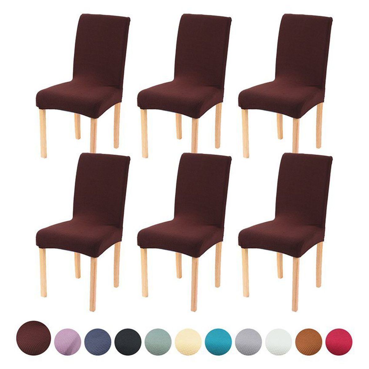 GENERICO - Funda de silla de comedor/funda de silla ajustable elástica