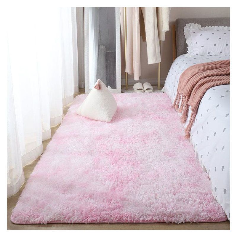 GENERICO - Alfombra  peluche calidad a1 rosado