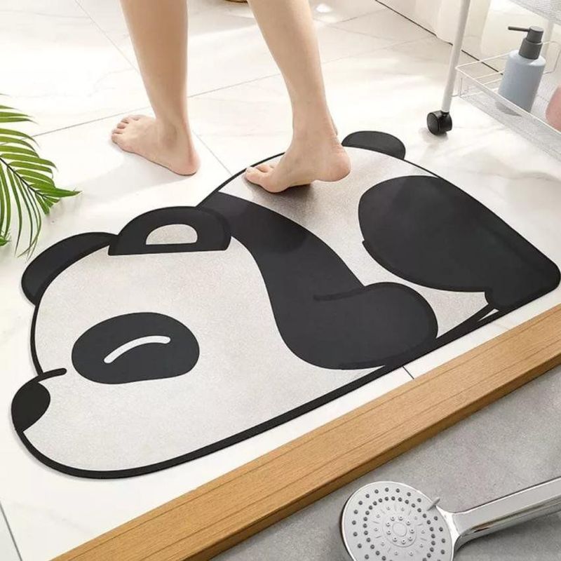 GENERICO - Alfombra absorbente de baño anti deslizante de fácil limpieza.
