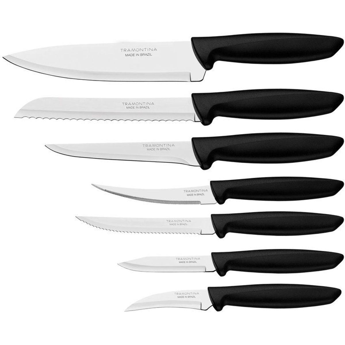 TRAMONTINA - Juego de cuchillos tramontina 23498/066 -negro