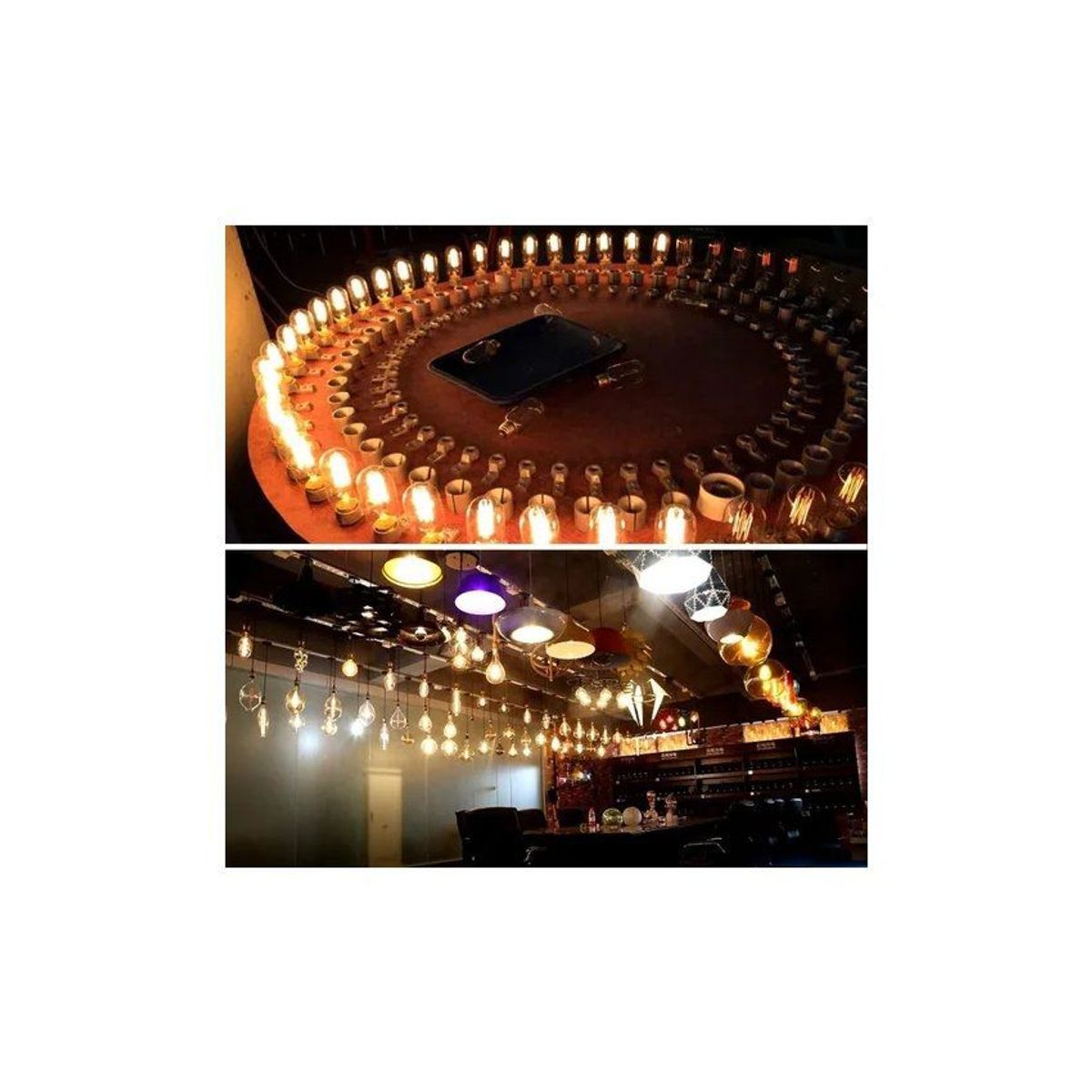 GENERICO - Guirnalda luces para patio guirnalda 25 bombillas 7.5 metros