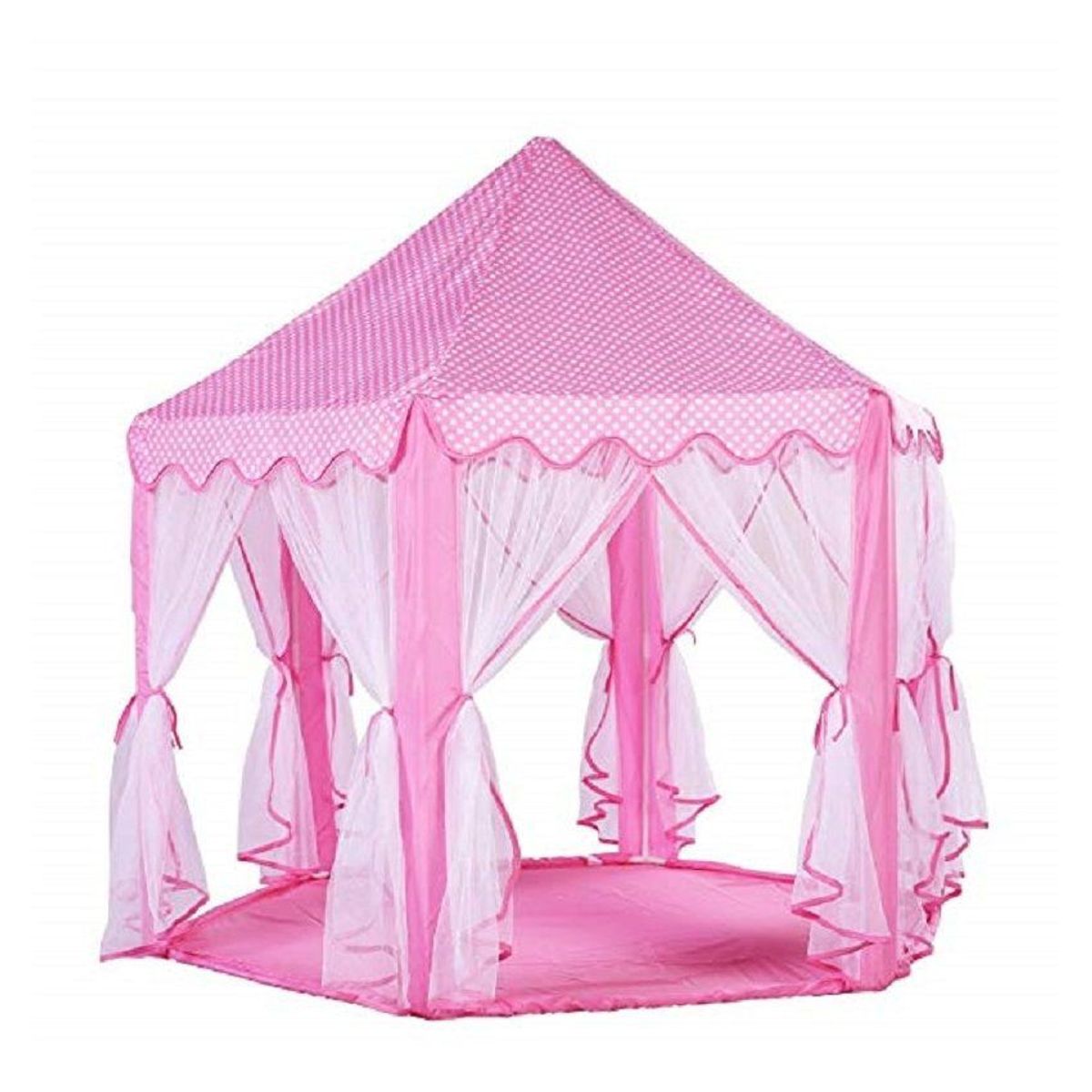 GENERICO - Carpa casa castillo grande tienda juego princesa  - rosado