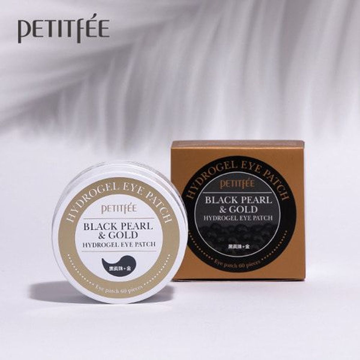 PETITFEE - Parche de ojo petitfee hidrogel de perla negra con oro